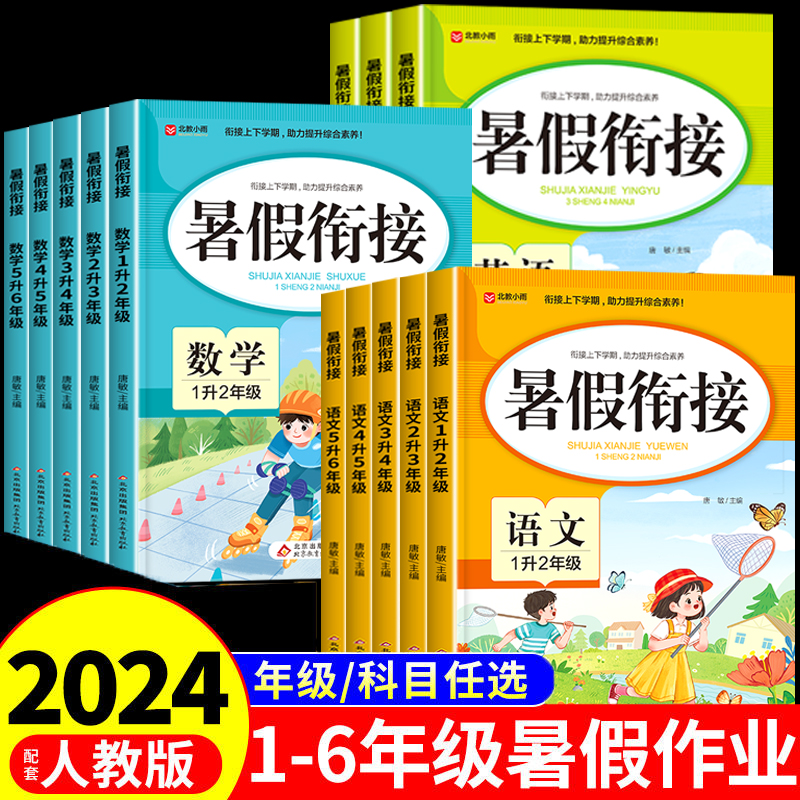 2024小学暑假衔接语数英
