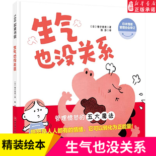 生气也没关系 精装硬壳 锤子爸爸孩子没关系逆商培养图画书绘本 管理愤怒的五大魔法