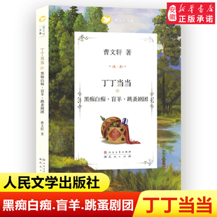 “丁丁当 当 ”之黑痴白痴·盲羊跳蚤剧团曹文 轩著作系列儿童文学青少年成长励志读物三四五六年级小学生课外阅读书籍天天出版社