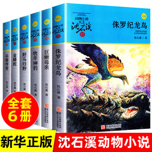 沈石溪正版动物小说全集品藏书系大王升级版巨蜥母亲侏罗纪龙鸟野马归野金蟒蛇牧羊神豹小学生四五六年级课外阅读书籍狼王梦
