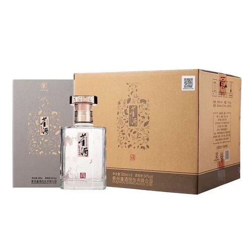 贵州董珍藏3/6董香型白酒 54度 500ml*6瓶整箱装送礼宴请保真