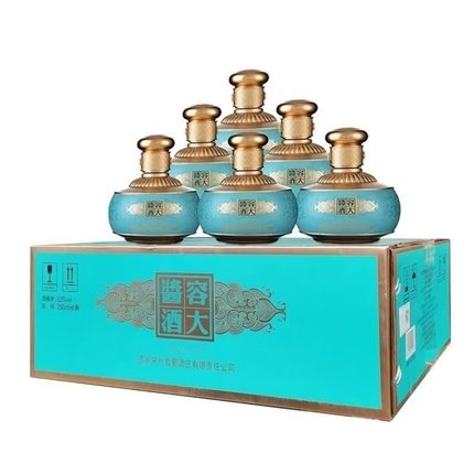 容大酱酒258ml*6瓶53度正品保证酱香型白酒正品保证