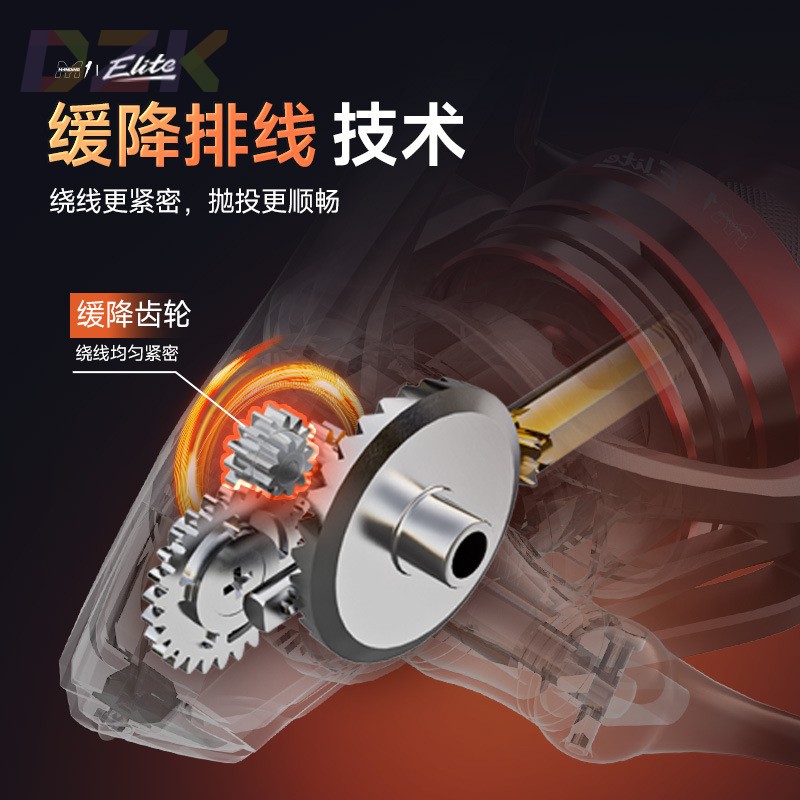 汉鼎M1 ELITE尼龙纺车轮鱼线轮路亚钓鱼轮1000-4000型a2