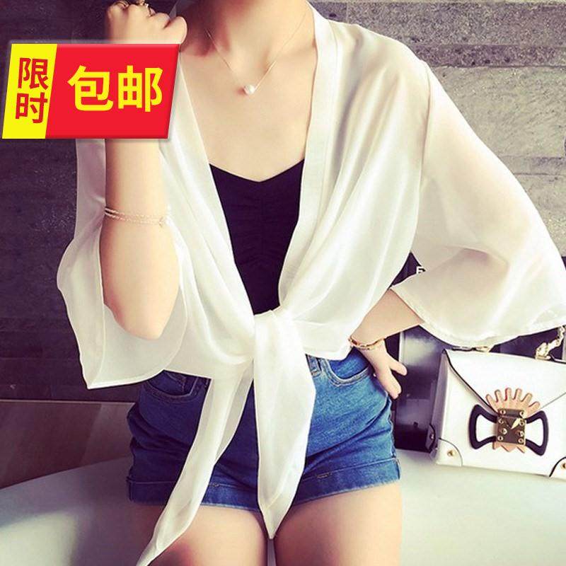 配长裙的吊带裙罩衫搭配u夏天女小外套披风配上衣搭小碎花裙的外在类目 女装/女士精品, 蕾丝衫/雪纺衫中 - 来自Buy2taobao.com提供专业的淘宝代购服务