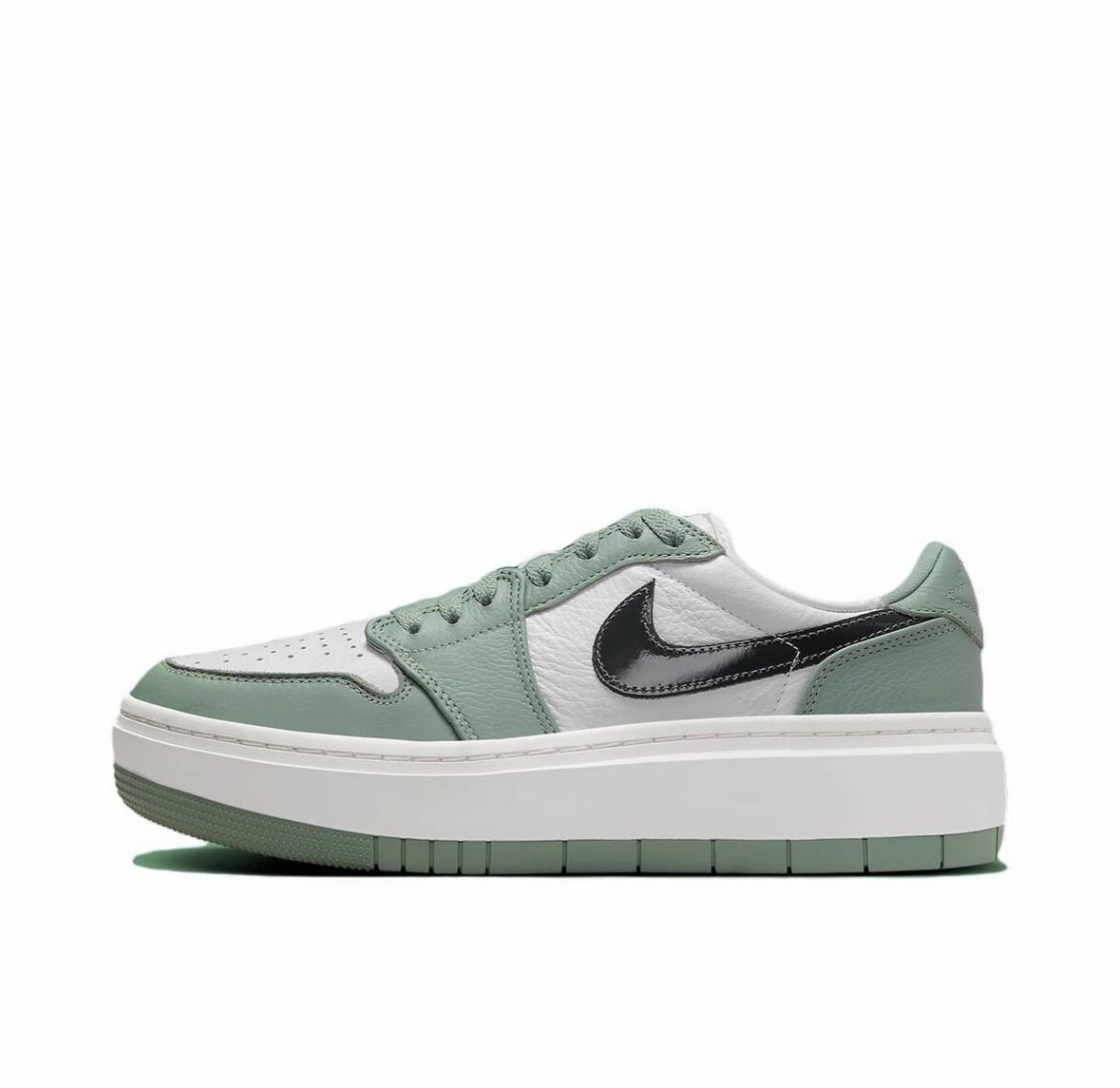 Nike Air Jordan 1绿白黑潮流低帮篮球鞋DH7004-300