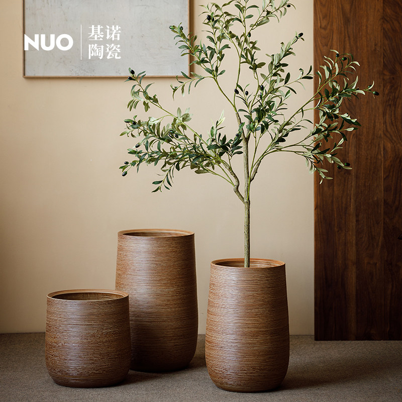 景德镇大口径花盆陶瓷种树陶罐