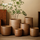 景德镇大口径陶瓷大花盆别墅庭院龟背竹种树绿植缸装 饰落地大花瓶