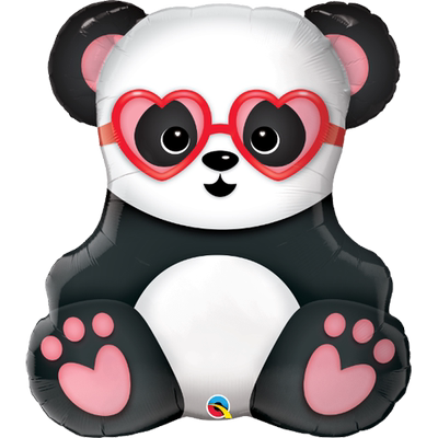 先锋大号造型 32吋 爱心眼镜熊猫 Lovestruck Panda Bear