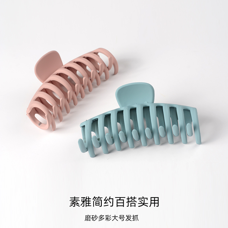 诠饰美北欧简约抓夹大号洗脸盘头发夹懒人易用防水发抓后脑勺爪夹