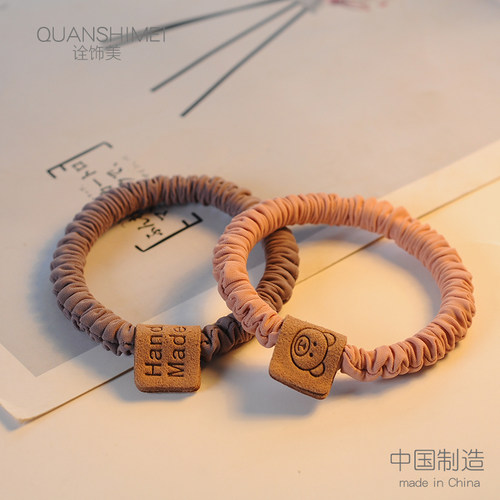 高弹小肠发圈女网可爱橡皮筋