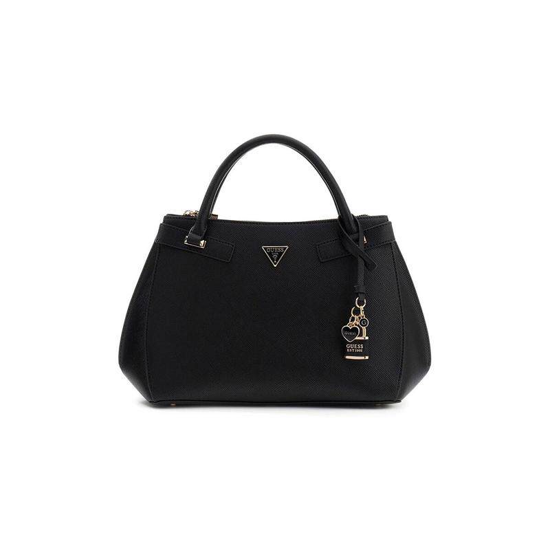 代购GUESS女士手提包日常携带轻便收纳简约设计配饰挂件黑色