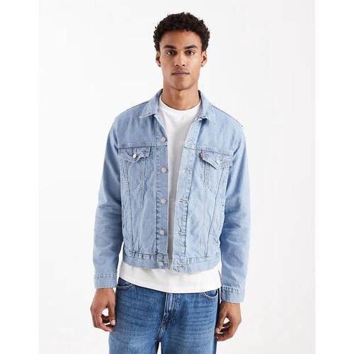 海外代购Levi’s/李维斯男士外套翻领长袖日常休闲牛仔夹克