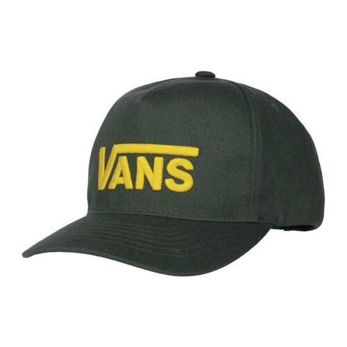 海外代购VANS男士帽子刺绣Logo弯檐五片帽硬顶街头潮搭日常休闲