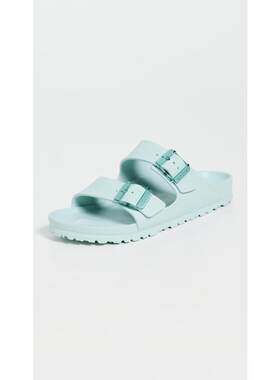 代购Birkenstock女士凉鞋轻便透气软底防滑EVA材质双扣带透明扣