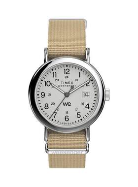海外代购Timex/天美时男士欧美腕表日期显示夜光读时不锈钢表壳