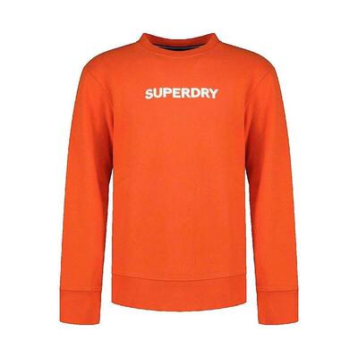 代购Superdry男士卫衣保暖舒适橙色棉质日常休闲上衣潮流简约