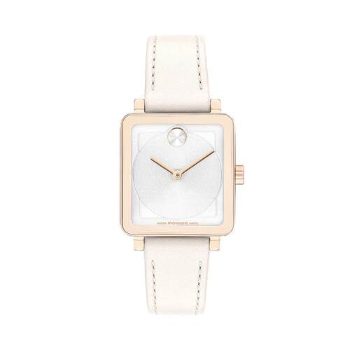 海外代购Movado/摩凡陀女士手表欧美腕表瑞士机芯生活防水玫瑰金