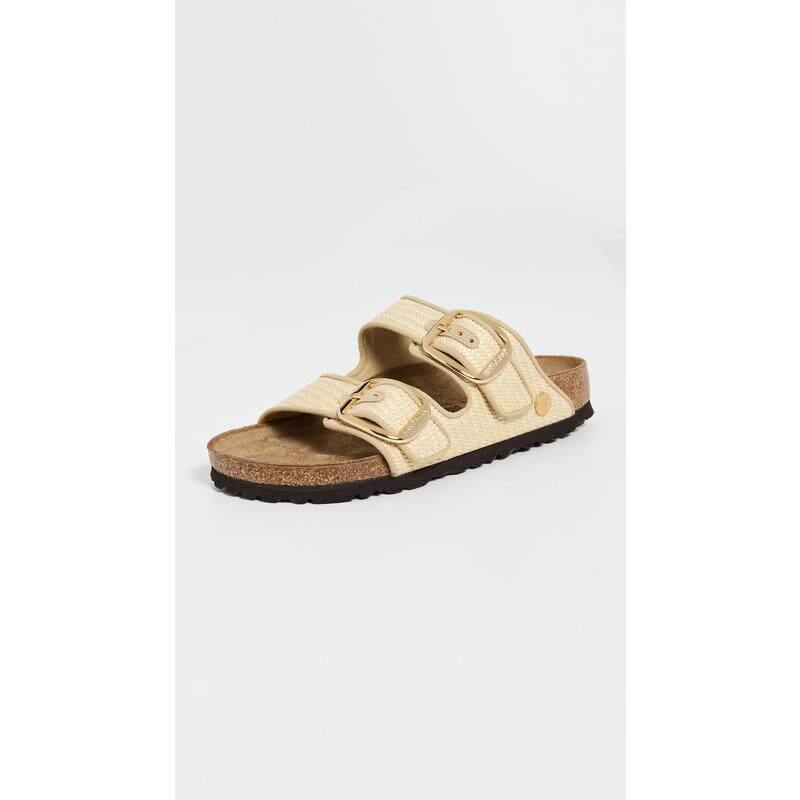 代购Birkenstock女士凉鞋透气软底轻便舒适足弓支撑编织面双扣带