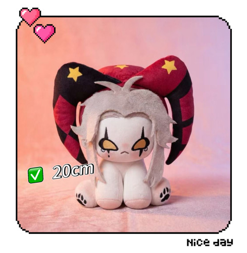 怪胎马戏团pierrot皮埃罗棉花娃娃20cm游戏同人周边可爱玩偶公仔 - 封面