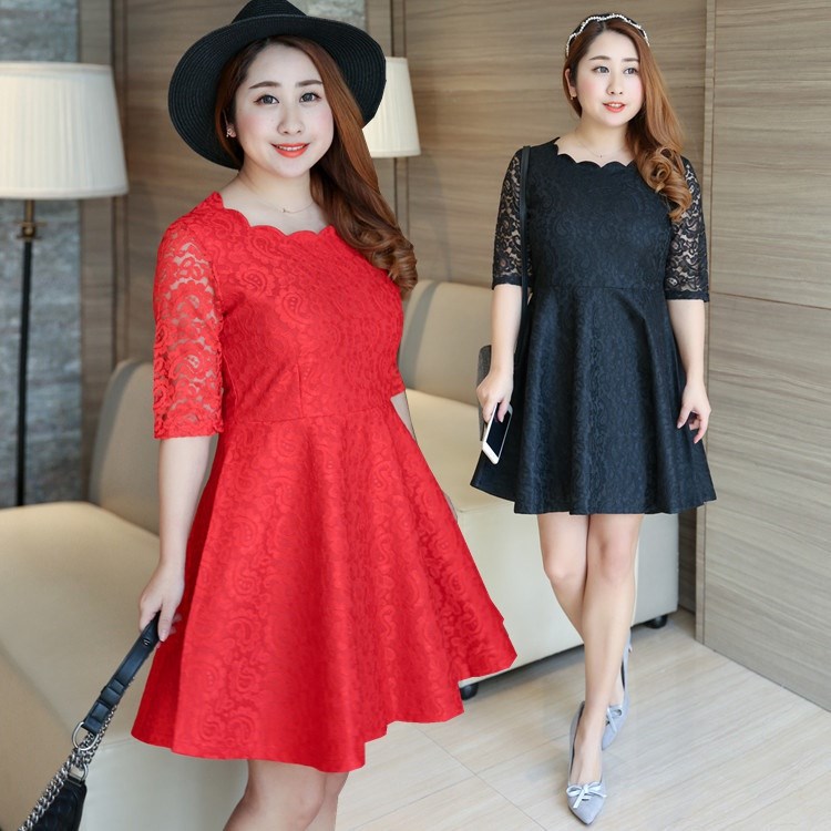 修身新娘装结婚肥胖胖人晚礼服显瘦特大码圆领加肥胖妹妹裙子春天在类目 女装/女士精品, 大码女装中 - 来自Buy2taobao.com提供专业的淘宝代购服务