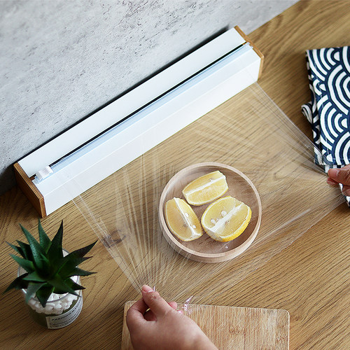 竹白家保鲜膜切割器滑刀式盒