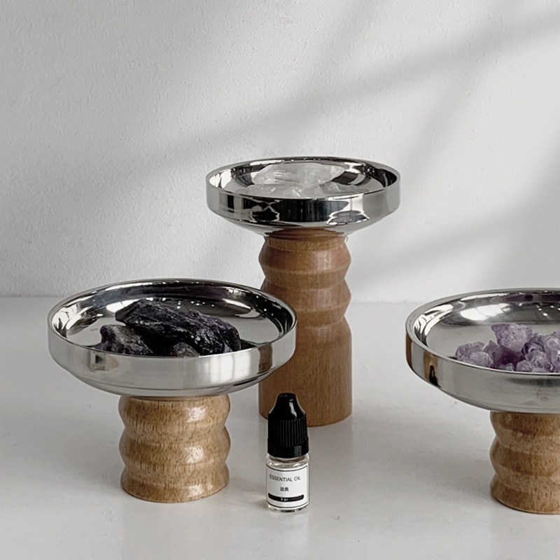 香薰托盘家居饰品摆件水晶柱黑曜石白松石拍摄道具扩香石香薰配件,家居饰品,香薰托盘,淘宝优惠券,粉丝福利购,淘宝优惠卷
