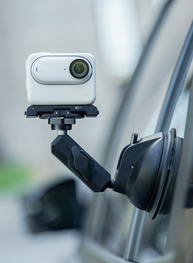 泰迅适配insta360 ONEx5 X4x3拇指相机GO3吸盘支架固定支架汽车载玻璃吸盘车载车拍手机第一人称视角go3s配件
