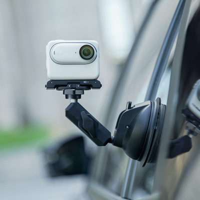 泰迅适配insta360 ONE X2x3拇指相机GO3吸盘支架固定支架汽车载玻