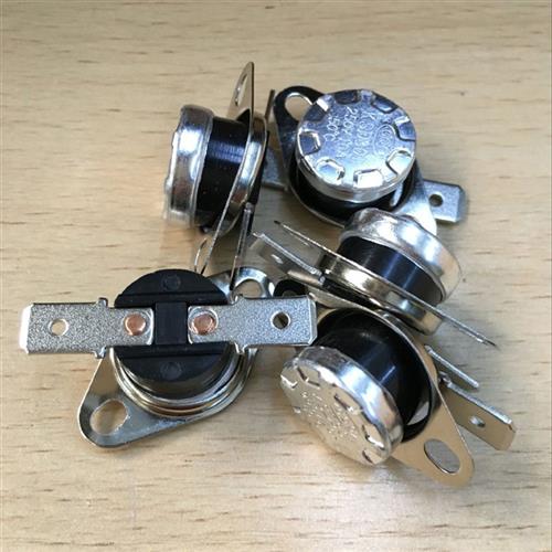KSD301温控开关常开常闭突跳式10A温度控制器活动盖纽扣温控 5个