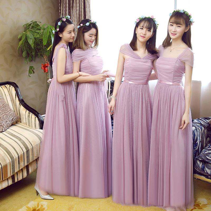 Bridesmaid Dresses Evening fashion Long paragraph dress Korean Edition Bridesmaid Dresses 2017 one word full dress full dress new patternin the Women's clothing/Boutique , Wedding/Cheongsam/Formal dress , Formal dress/Evening  category - from Buy2taobao.com to provide professional Taobao agent buy service
