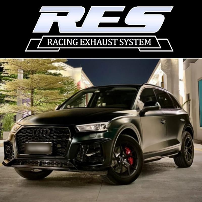 RES正品奥迪 Q5/Q5L 8R改装头段中尾段电子阀门排气管跑车声浪