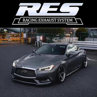 Q60S改装 RES适用于英菲尼迪Q60 头段中尾段电子智能阀门排气管