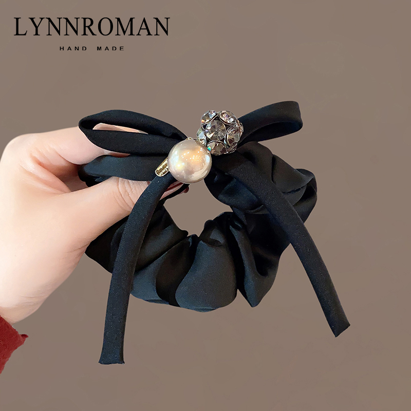 LYNNROMAN发绳缎面蝴蝶结发圈