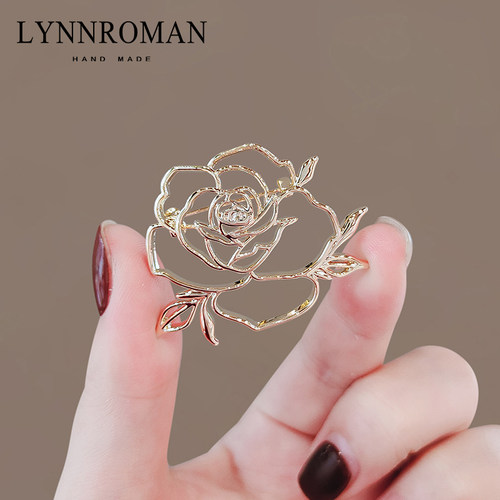 LYNNROMAN日韩合金女花朵胸针