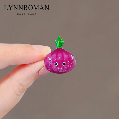 LYNNROMAN创意洋葱合金胸针
