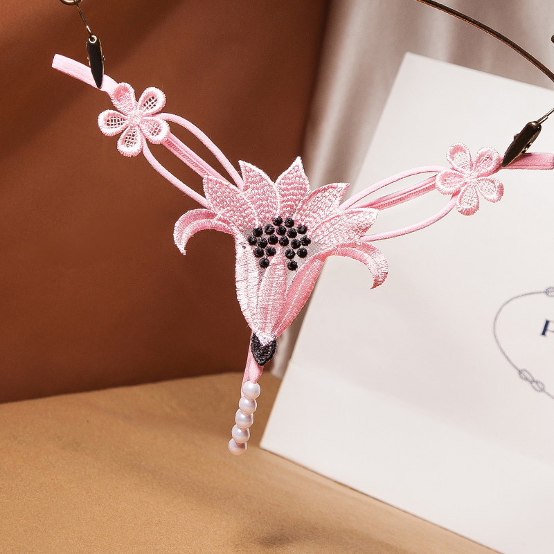 性感内裤女情趣丁字裤女火辣镂空按摩珍珠一根绳刺绣纯欲诱惑露臀,女士内衣/男士内衣/家居服,女丁字裤,淘宝优惠券,粉丝福利购,淘宝优惠卷