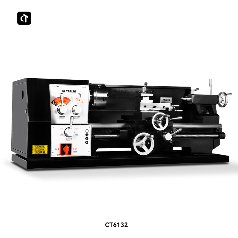 铁呲新品CT6132台式车床家用车床工业级小型车床木工车床金属车床 五金/工具 封边机 原图主图