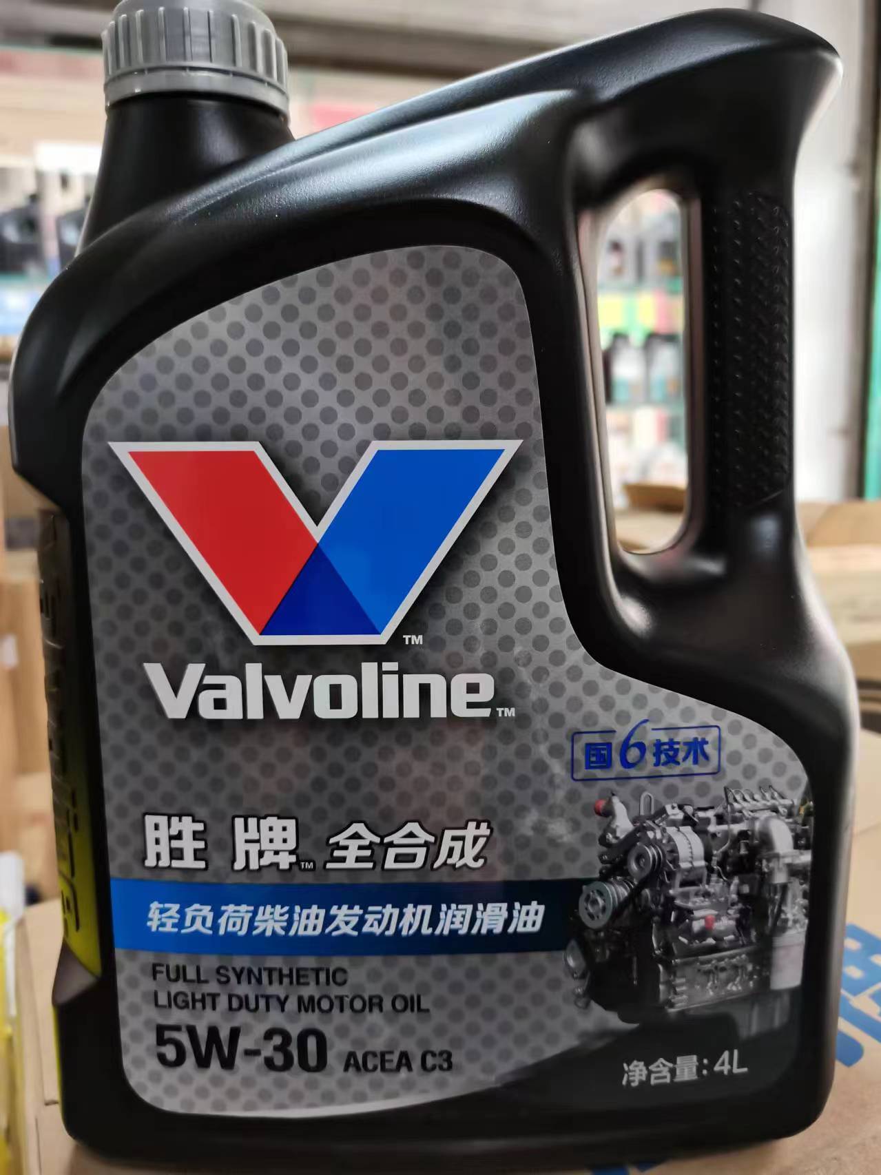 胜牌轻负荷全合成柴机油5w/30 4l国六轻卡suv皮卡柴油机油