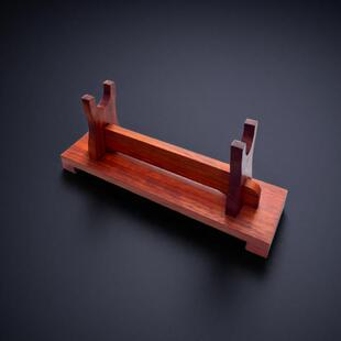 实木刀架剑架剑托小刀托立式 兵器架子 刀剑架箫架笛子架笔架横放式