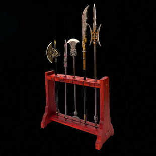 精细微型刀剑展示架16动漫兵人DIY微刀配件微缩三国兵器模型摆件