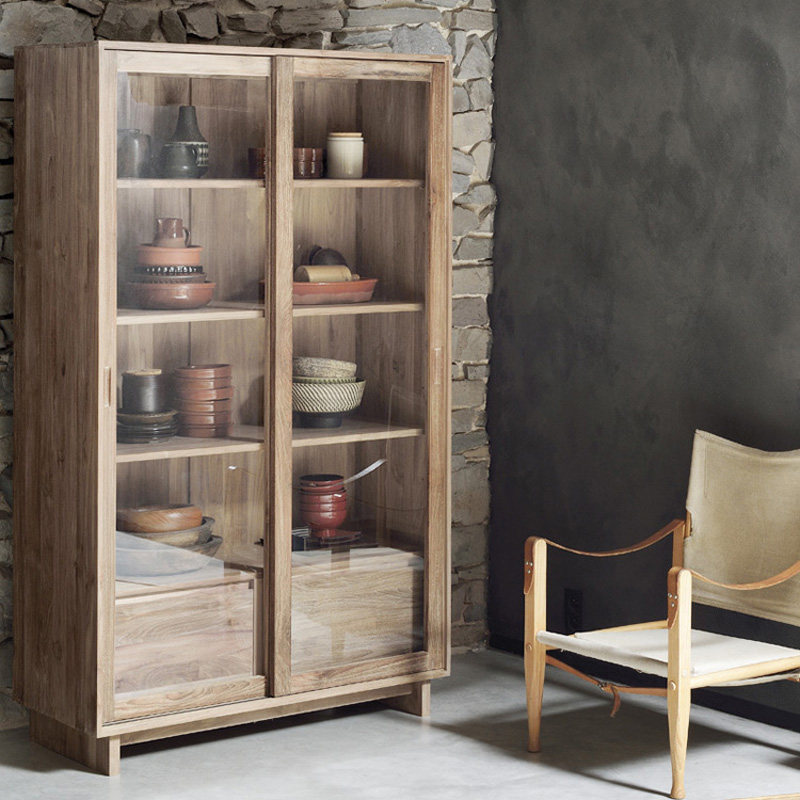 MountainLiving进口柚木玻璃柜