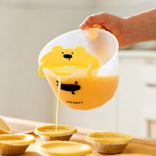 带刻度烘焙量杯食品级打蛋杯子蛋液过滤量杯厨房专用毫升杯淘米杯