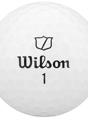代购Wilson威尔胜高尔夫球精准控制稳定飞行高弹性耐用白色黄色