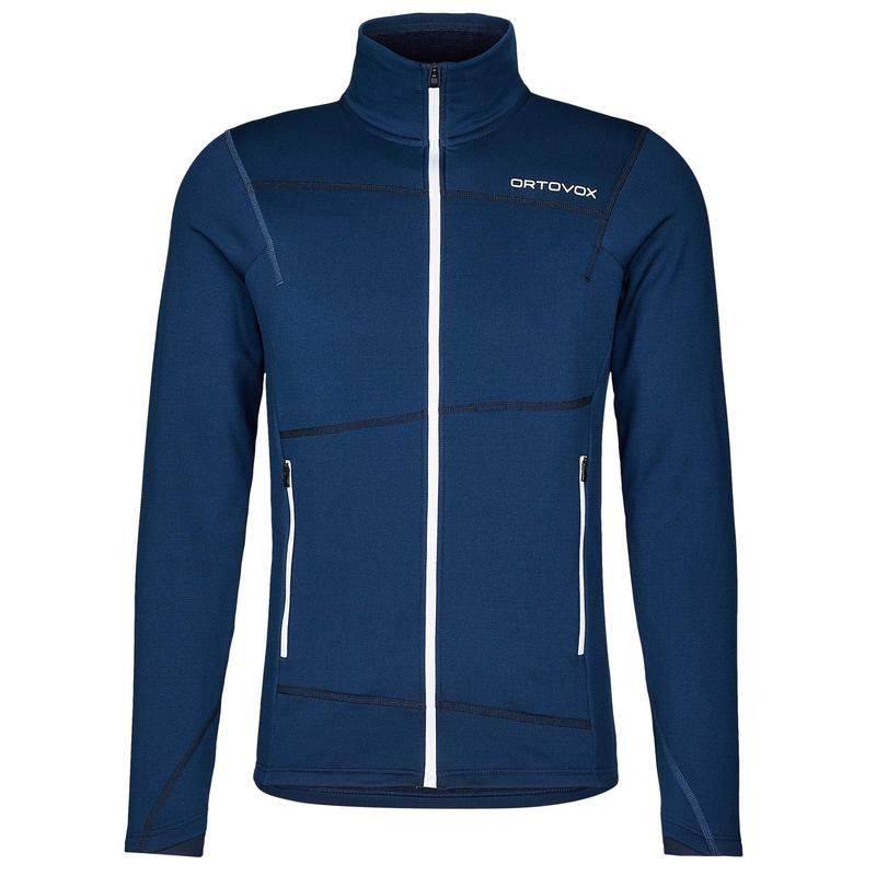 代购Ortovox男士抓绒衣保暖透气防风户外夹克立领长袖保暖上衣