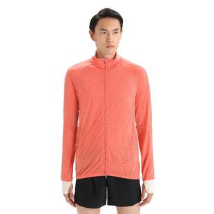 代购icebreaker男士抓绒衣透气保暖速干户外上衣立领长袖