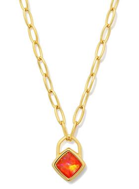代购Kendra Scott饰品女士项链时尚精致优雅潮流金色链条