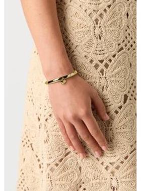 代购Fossil/化石女式手链不锈钢亮面装饰水晶厘米简约精致轻奢风