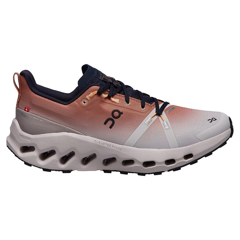 代购ON昂跑女士越野跑鞋防水透气缓震防滑合成材料网眼织物