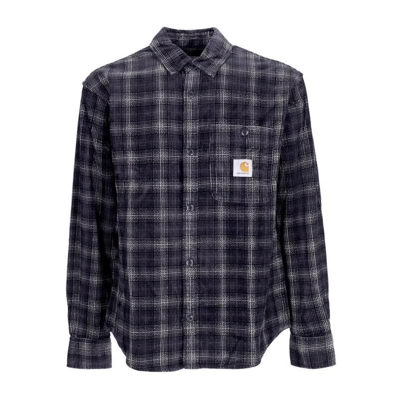 CARHARTT WIP男士长袖绒面衬衫纽扣前袋休闲舒适透气男装