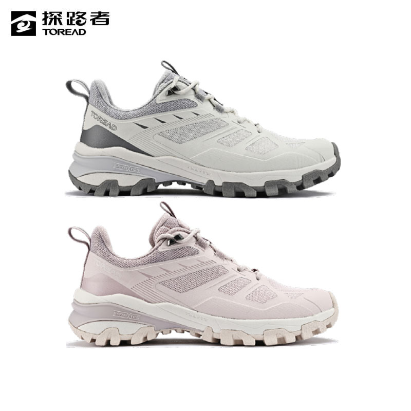 探路者徒步鞋 春夏男女式户外防滑透气登山鞋TFAAAM81213/82213